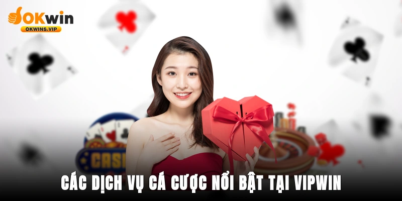 Các dịch vụ cá cược nổi bật tại Vipwin